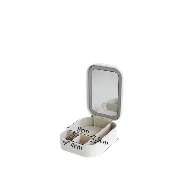 LED Illuminated Makeup Bag with Mirror