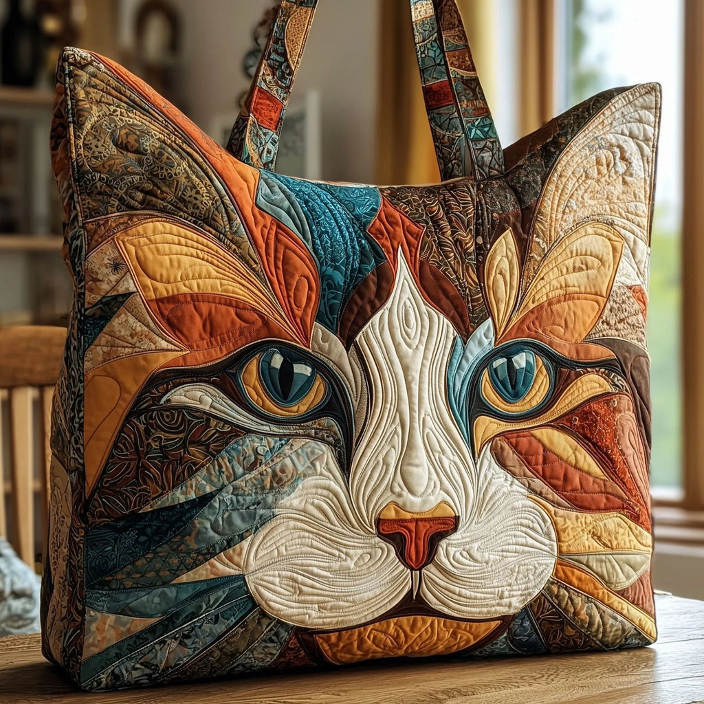 Digital Printed Quilted Tote Bag for Commuting and Casual Use
