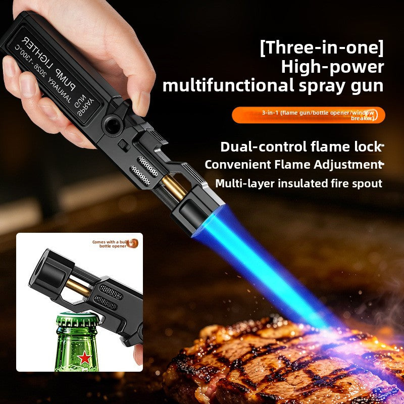 Multi-Function Windproof Butane Torch Lighter