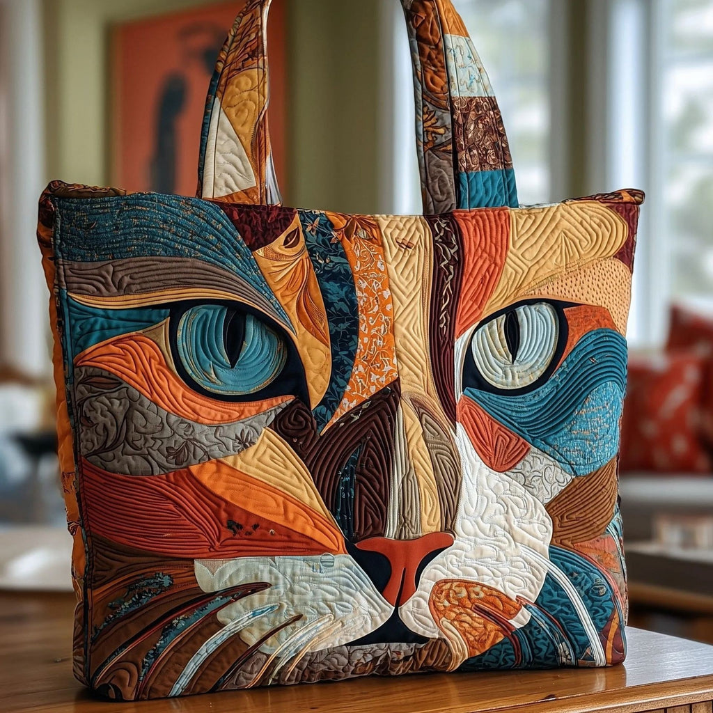 Digital Printed Quilted Tote Bag for Commuting and Casual Use