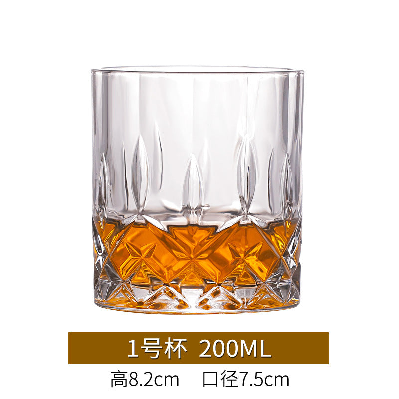 New Thickened Whisky Cup Creative Foreign Wine Cup Beer Cup suit Glass Wine Cup Bar KTV Home