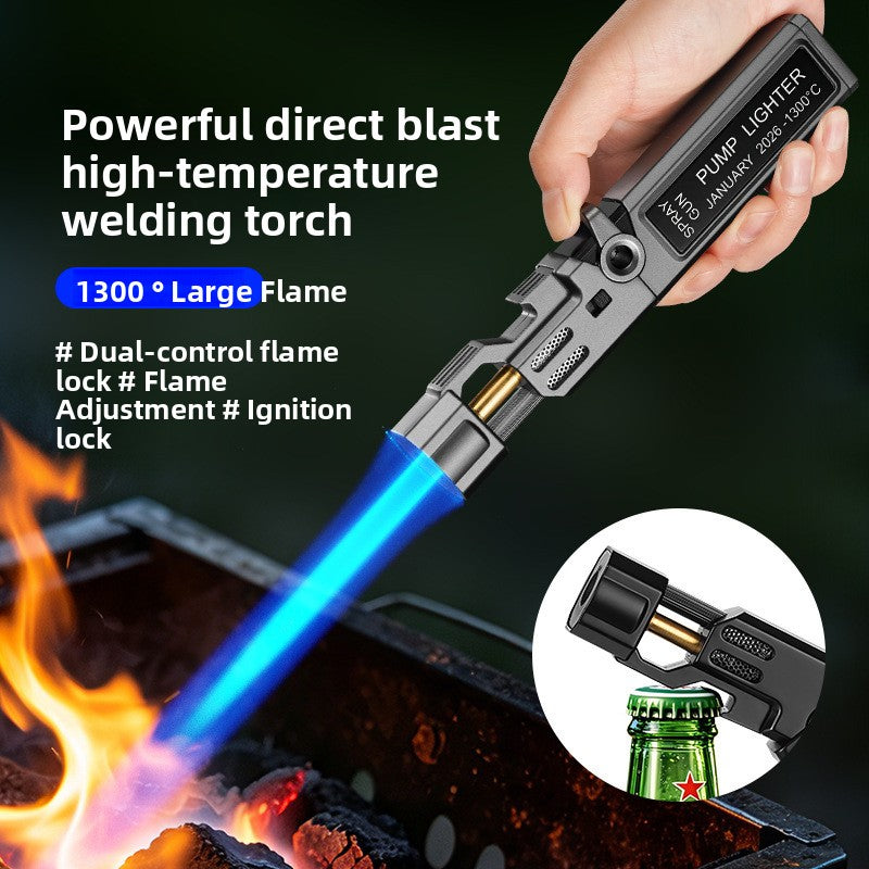 Multi-Function Windproof Butane Torch Lighter