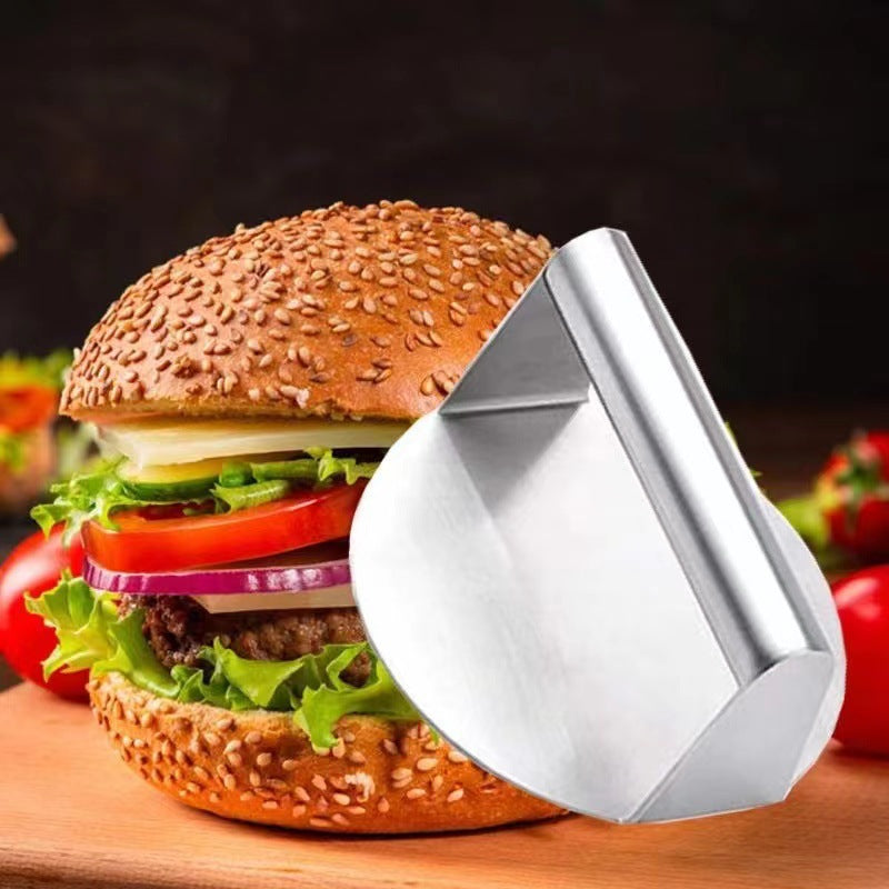 Hamburger meat press