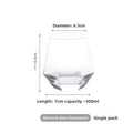 Creative Hexagonal Glass Cup for Home Use