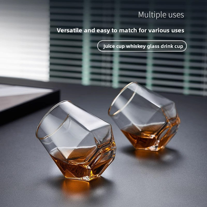 Creative Hexagonal Glass Cup for Home Use