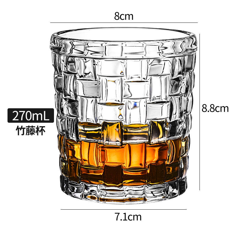 New Thickened Whisky Cup Creative Foreign Wine Cup Beer Cup suit Glass Wine Cup Bar KTV Home