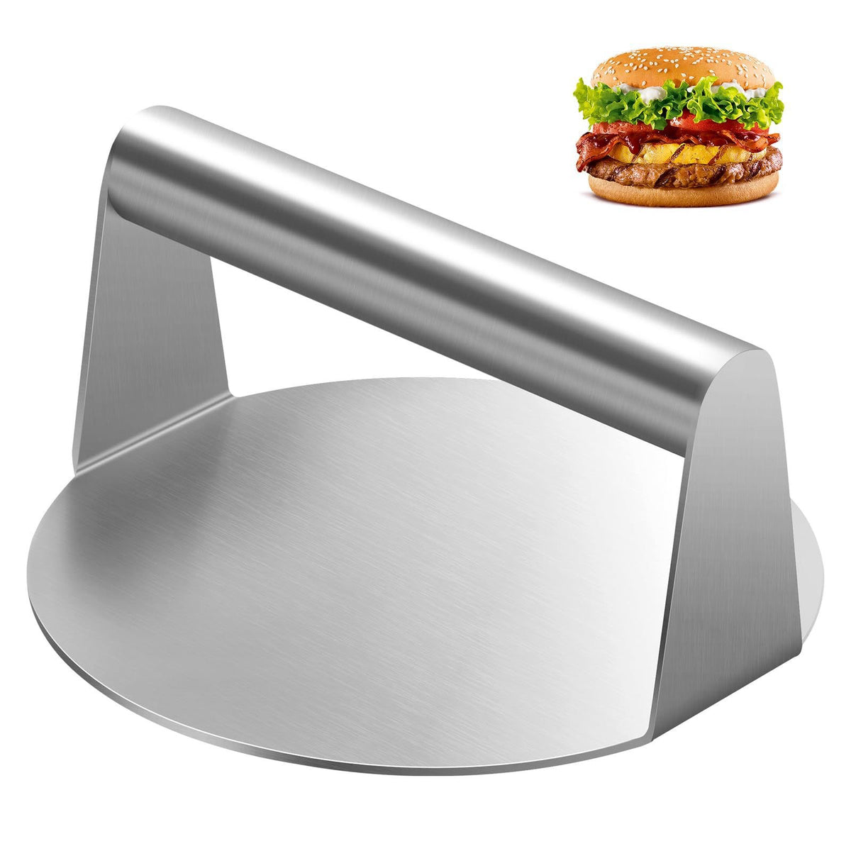 Hamburger meat press