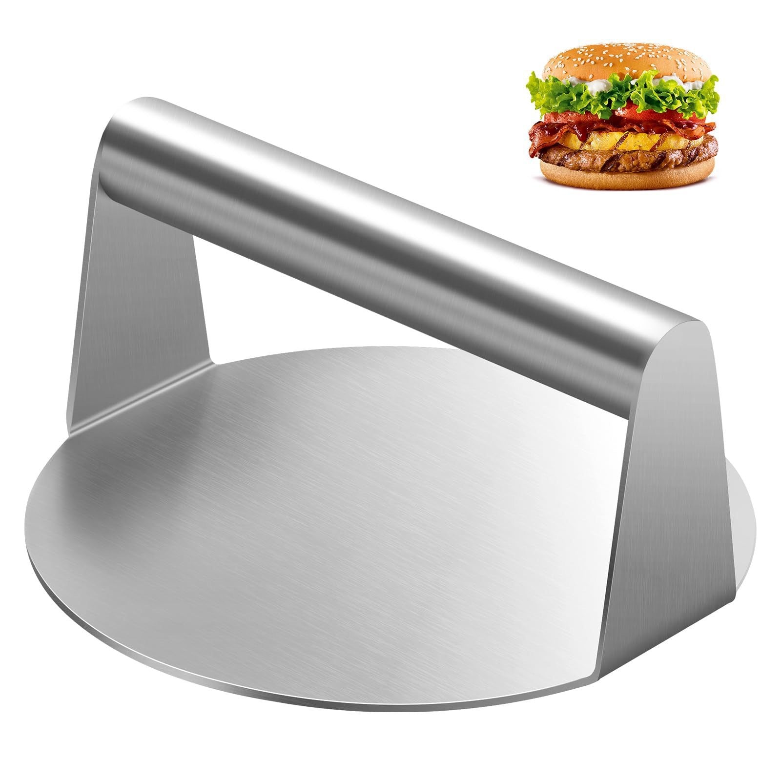 Hamburger meat press