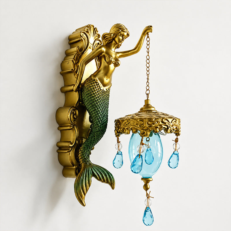 Retro Resin Wall Lamp Ornament